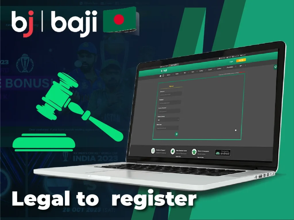 Legal to register